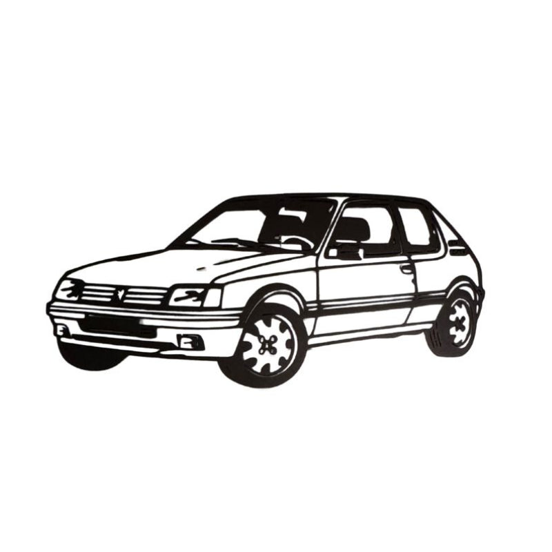 Décoration Murale Métal 205 Gti