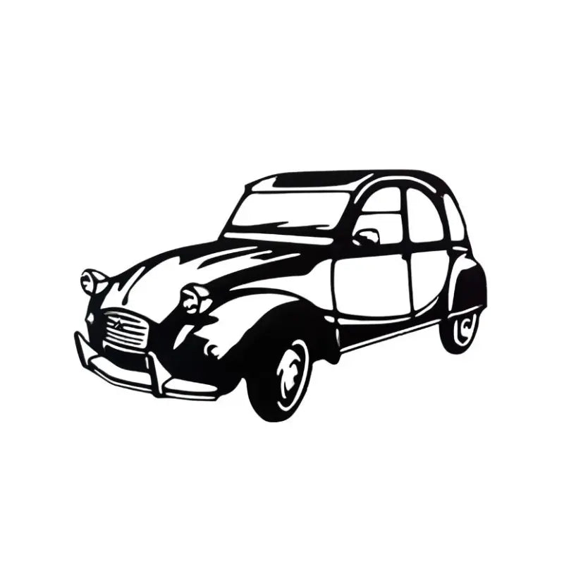Deco Murale Metallique 2CV