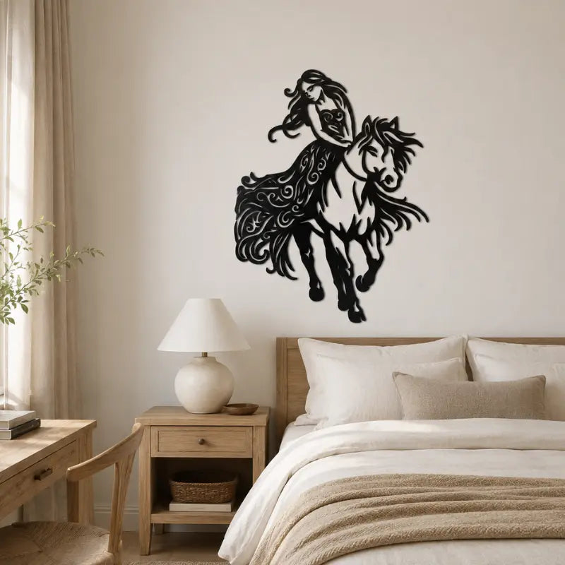 Deco Murale Exterieur Cavaliere Tribale