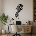Decorations Murale Metallique Cheval Cabre