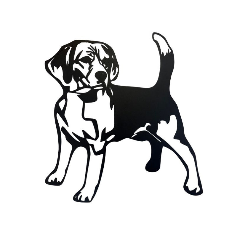 Decoration Murale Metallique Beagle