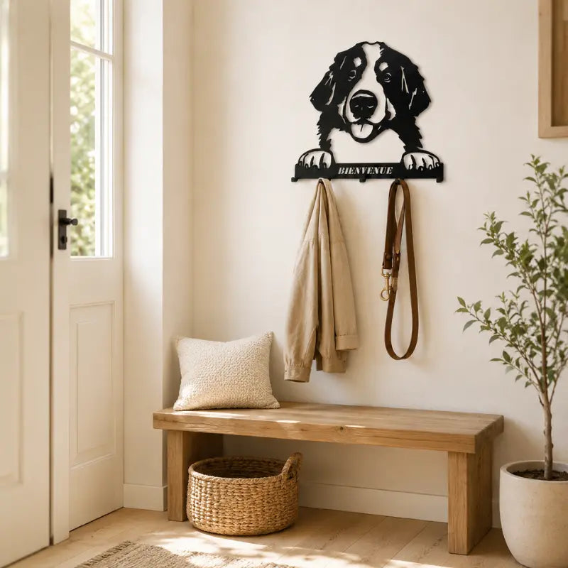 Decoration Murale Metallique Chien Bouvier