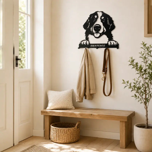 Decoration Murale Metallique Chien Bouvier