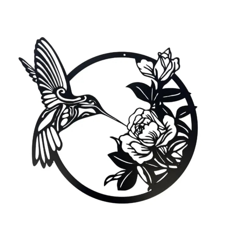 Decorations Murales Metal Colibri