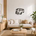 Panneau Decoratif Mural Métal Combi