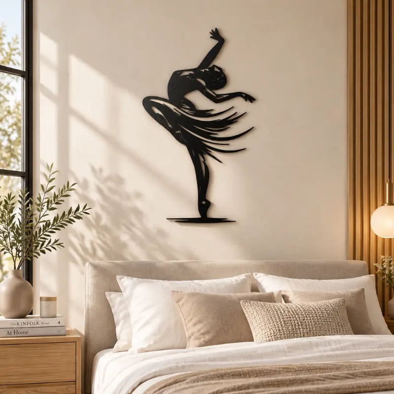 Deco Murale Metallique Danseuse
