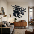 Décoration Murale Métal Tête Dragon