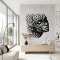 Decoration Murale Metal Femme