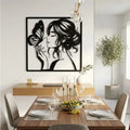 Decors Muraux Metal Femme