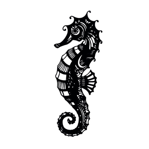 Deco Metallique Murale Hippocampe