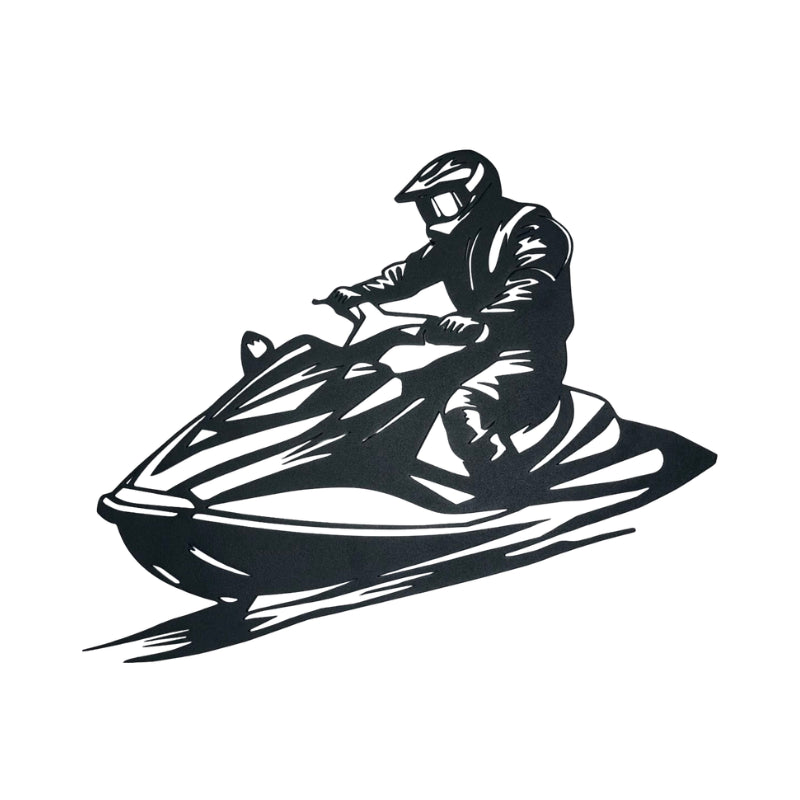 Deco Murale Metallique Jet Ski