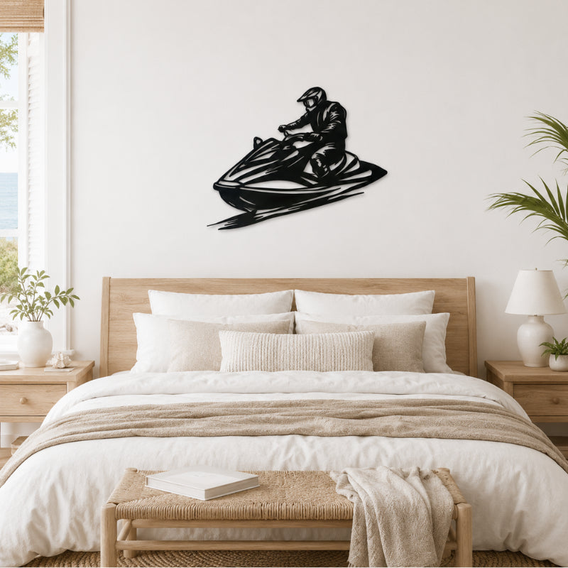 Decoration Murale Metal Jet Ski