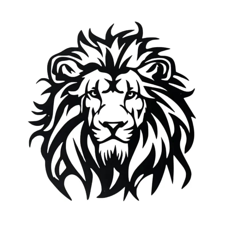 Lion Face Métal