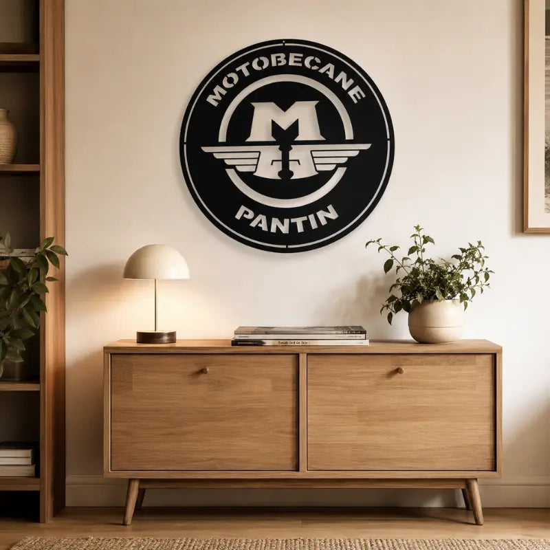 Decoration Murale Metal Motobecane Pantin