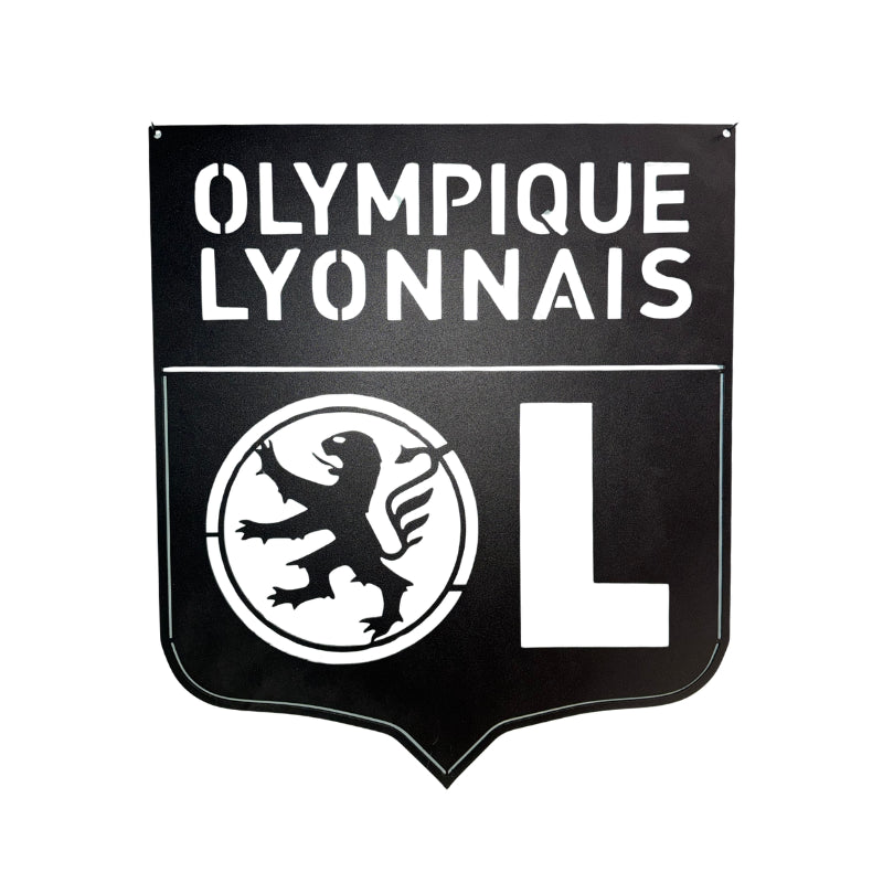 Décoration Murale Métal Olympique Lyonnais