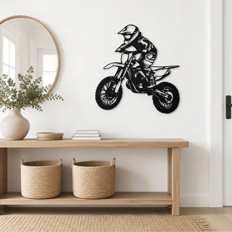 Decoration Murale Metal Enduro