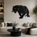 Deco Mural Exterieur Panthere Noire