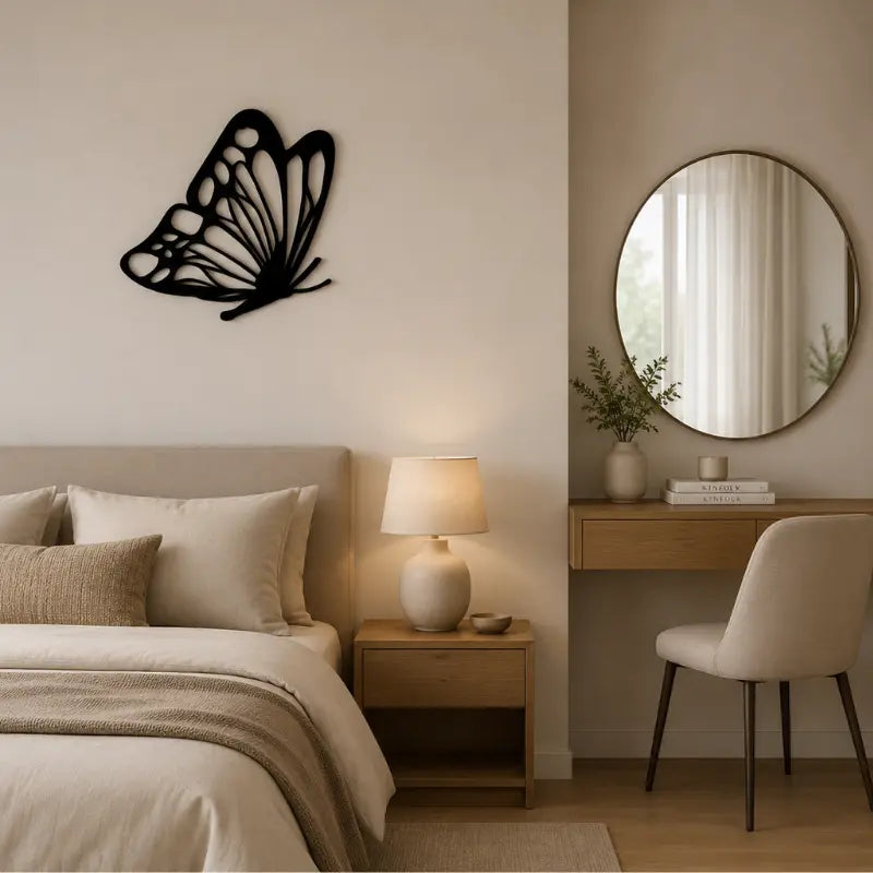Decoration Murale Metallique Papillon 