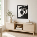 Decoration Murale Metal Couche Soleil