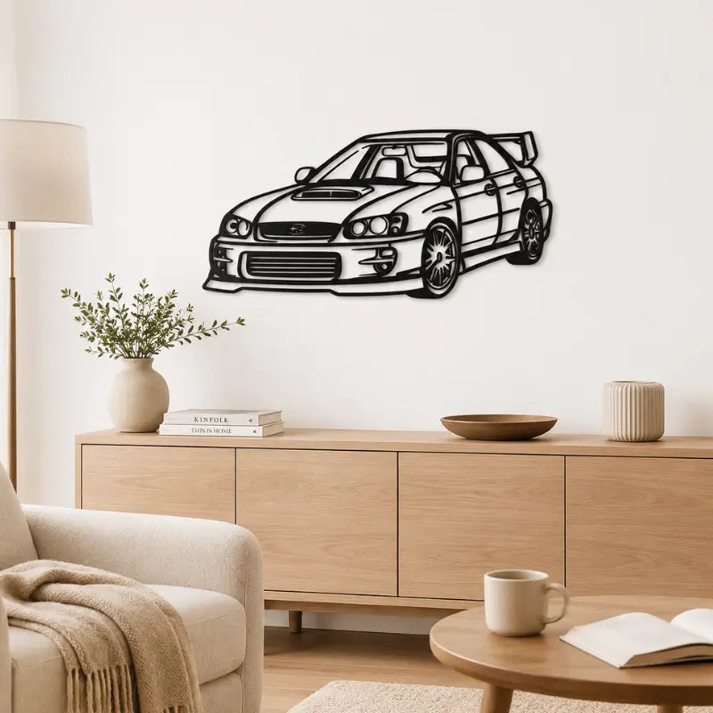 Decoration Murale Metal Subaru