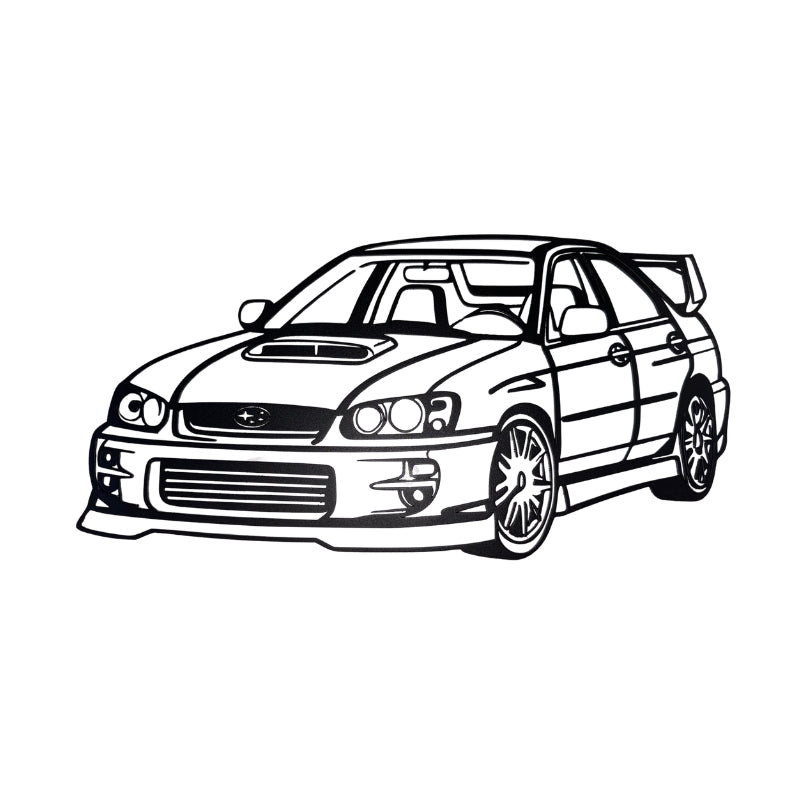 Décoration Murale Voiture Subaru