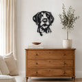 Decors Muraux Metal Chien Schnauzer