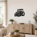 Deco Murale Metal Tracteur Renault