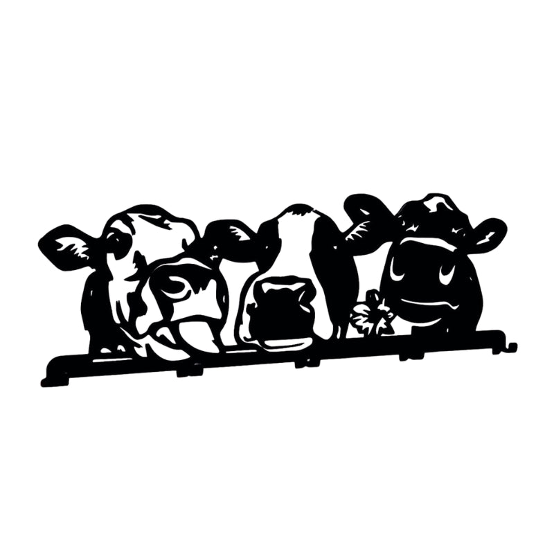 Panneau Decoration Mural Vaches Trio