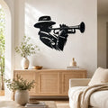 Deco Mural Exterieur Interieur Musicien