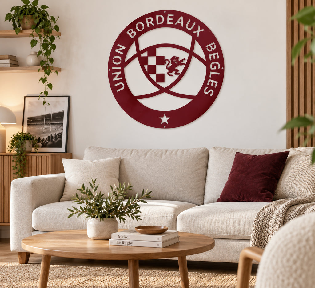 UBB Bordeau Métal Couleur