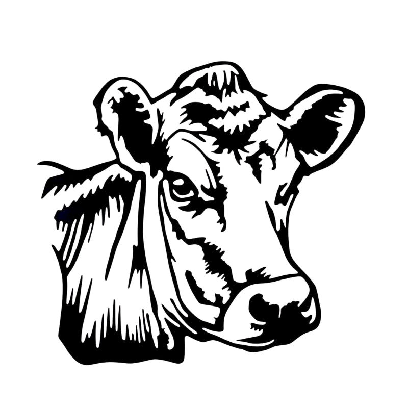 Deco Métallique Murale Vache Jersaise