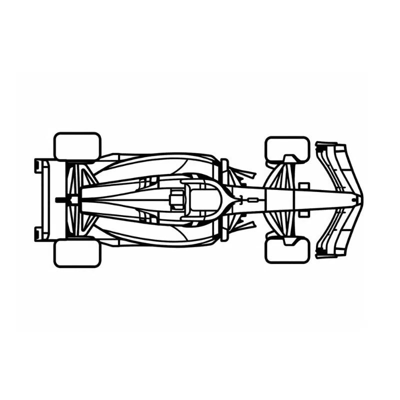 Decors muraux metal formule 1